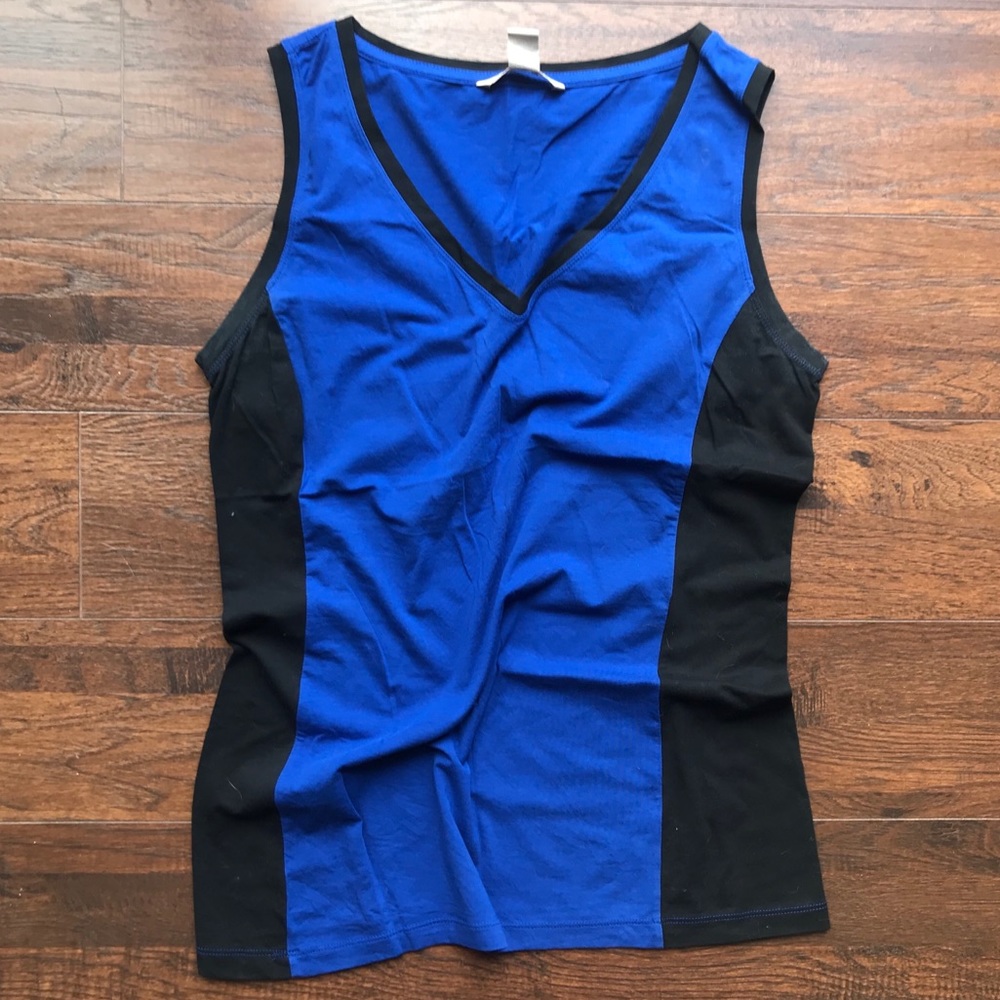 Banana Republic color block sleeveless top